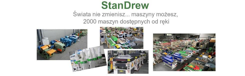 STANDREW-maskiner, ny träbearbetningsutrustning, som används i Polen